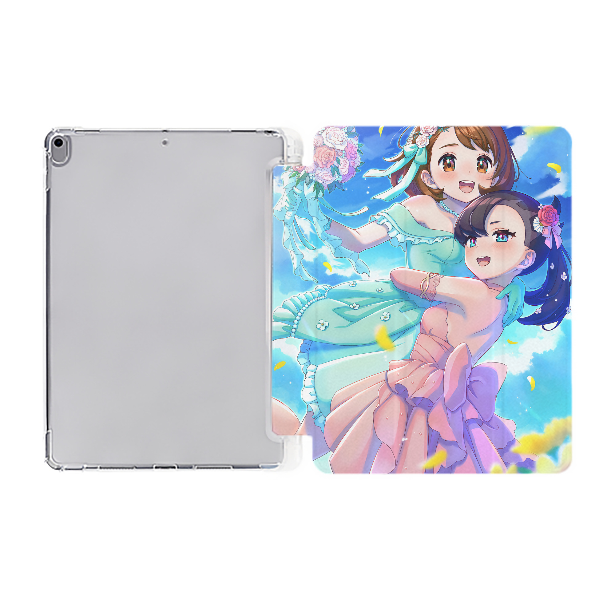 （画像用） ポケットモンスター Pokémon IPad ケース ペン収納付き 三つ折りスタンド PUレザー×シリコン 対応機種9.5/10.5/10.9インチ